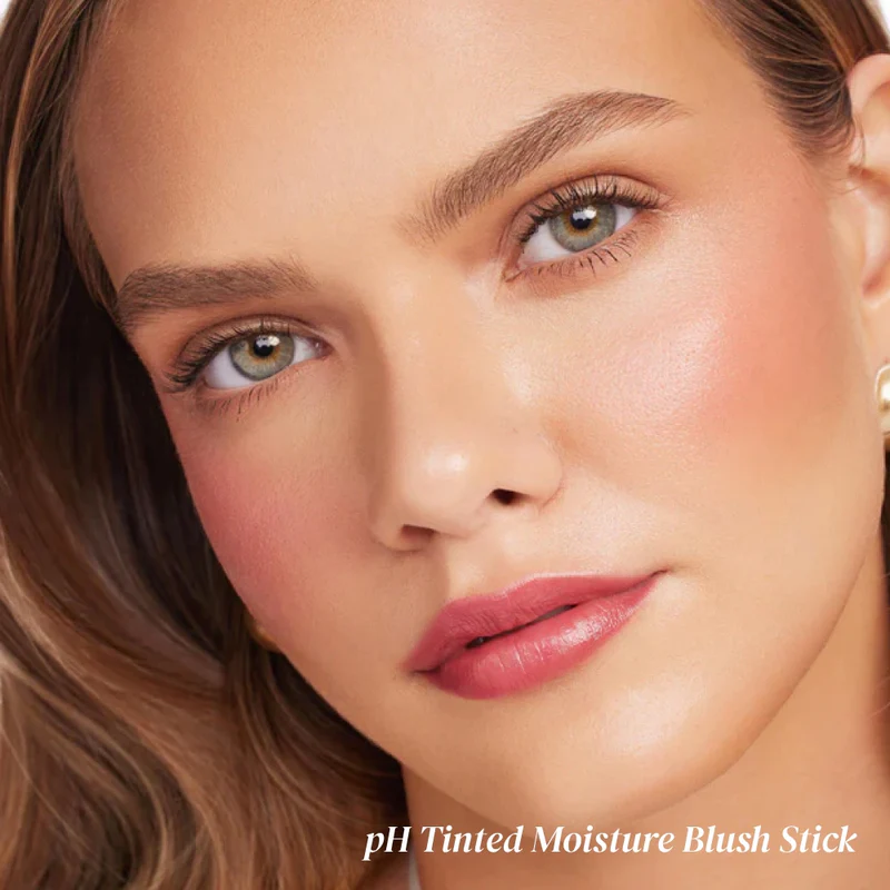 pH Tinted Moisture Blush Stick: Your Portable Secret to a Custom, Effortless, Glowing Cheek Look. - Second Image